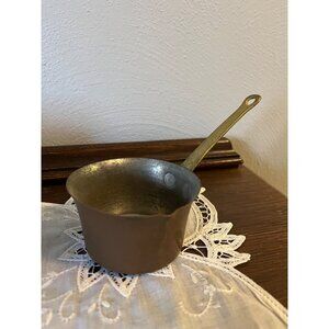 Vintage Mini Copper and Brass Pot